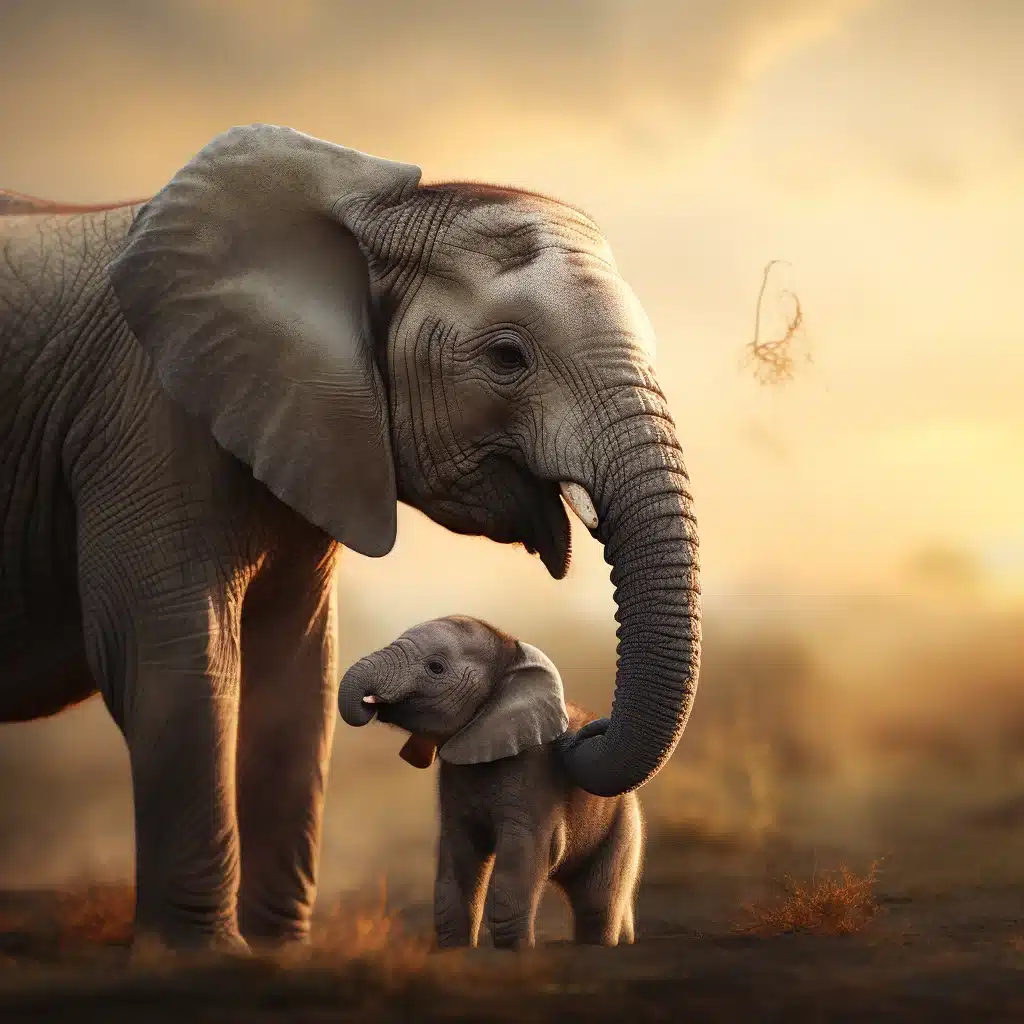 Éléphant d'Afrique de savane, grandes oreilles déployées
