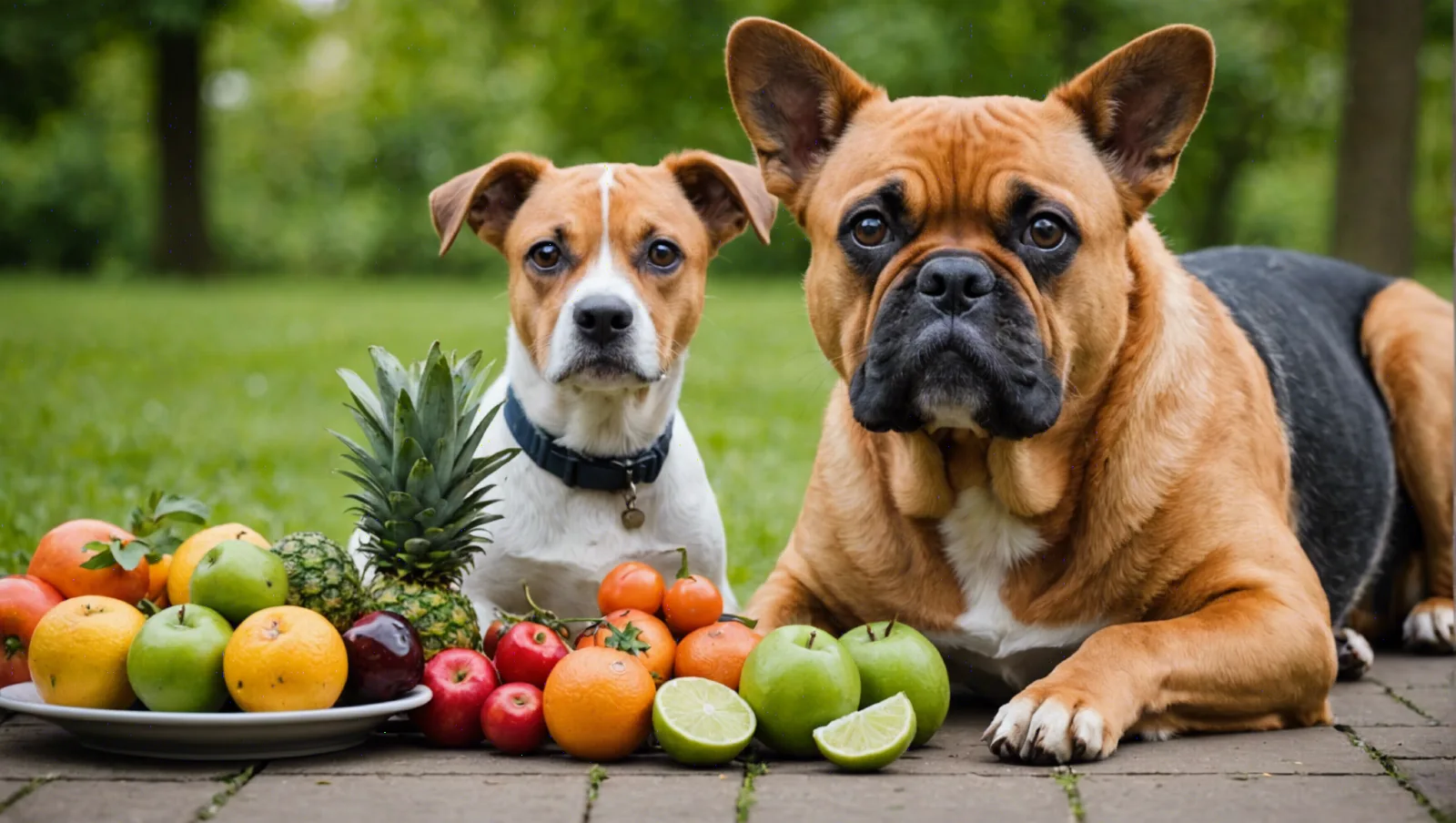 Carottes, courge et haricots verts posés à côté d'une gamelle de chien