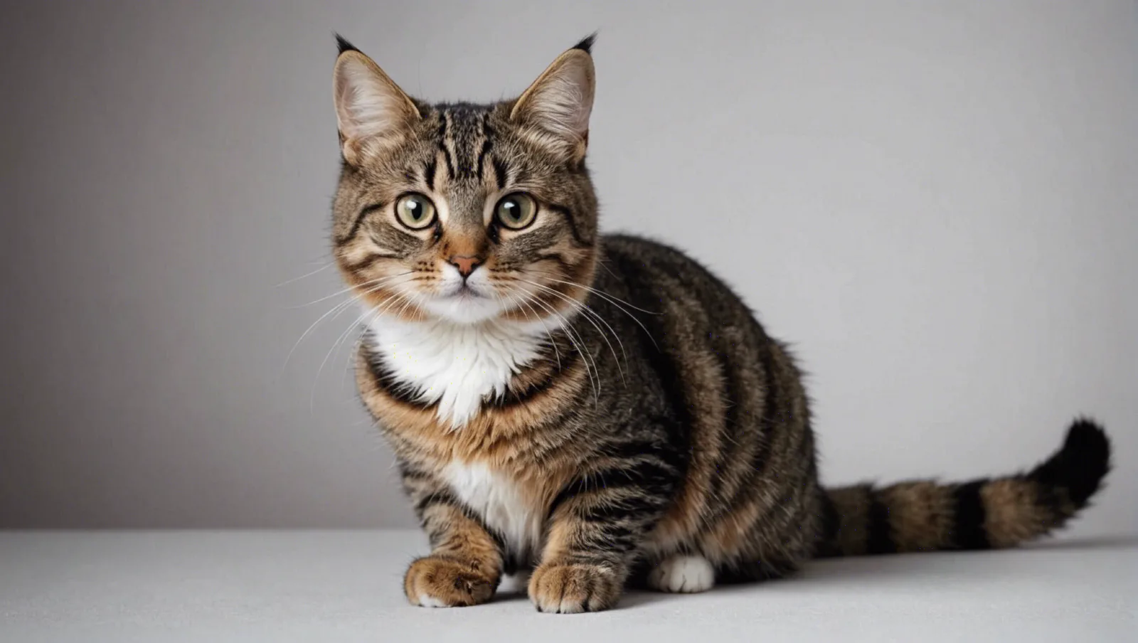 Chat allongé sur les genoux de sa propriétaire, yeux mi-clos