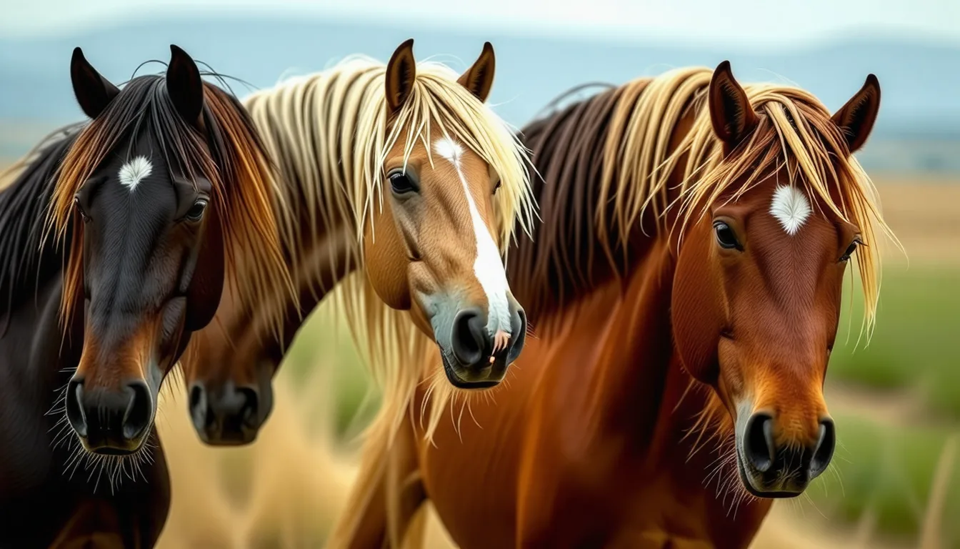 Cheval au pelage clair marchant dans un paysage aride et caillouteux