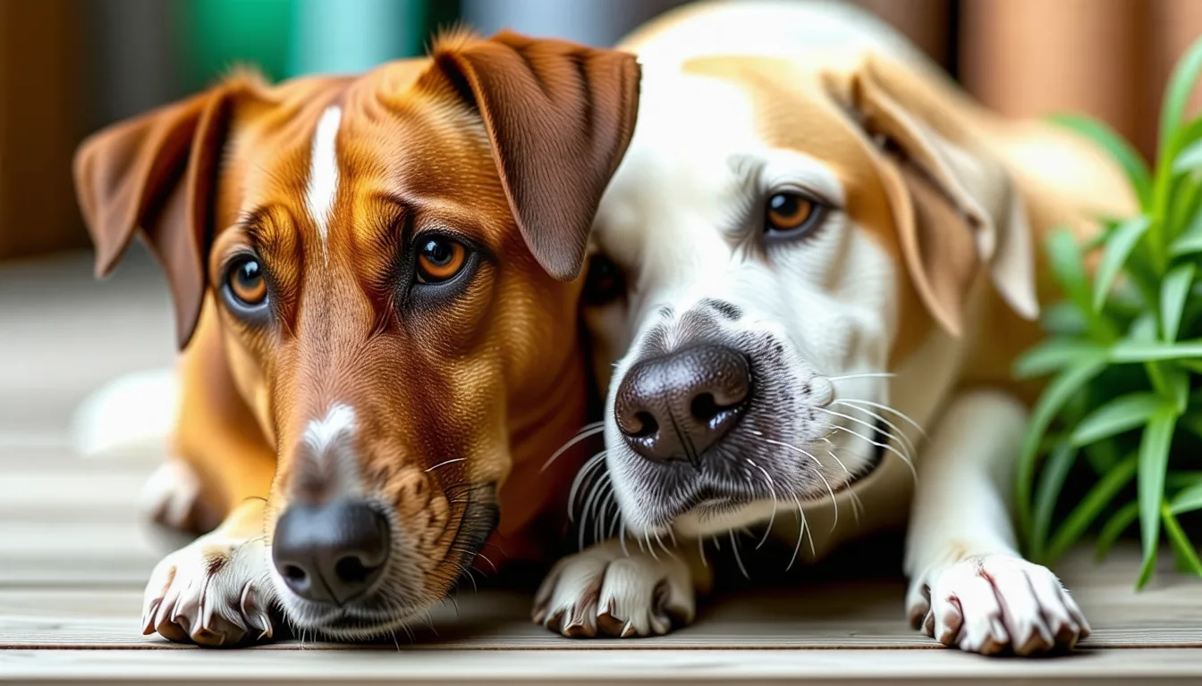 Chien attendant devant une table de consultation vétérinaire