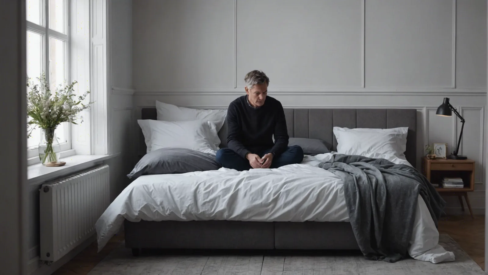 Punaise de lit adulte vue de près sur le tissu d'un matelas