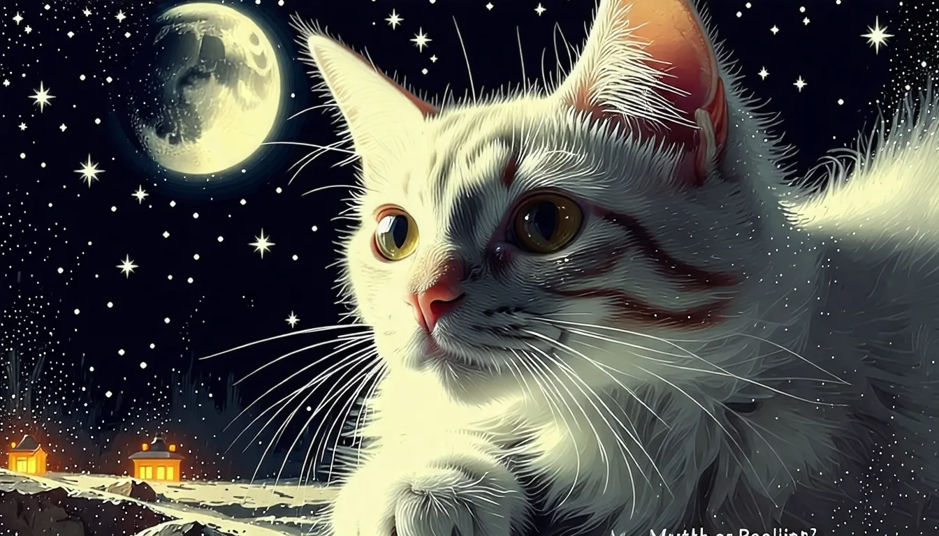 Yeux de chat aux pupilles dilatées reflétant la lumière dans la pénombre