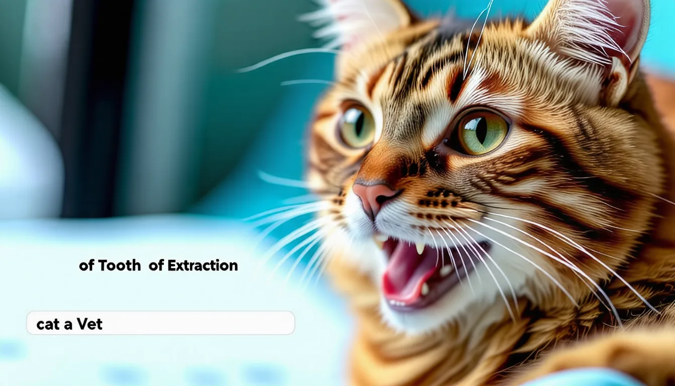 Chat allongé sur une table de consultation pendant un examen de sa gueule