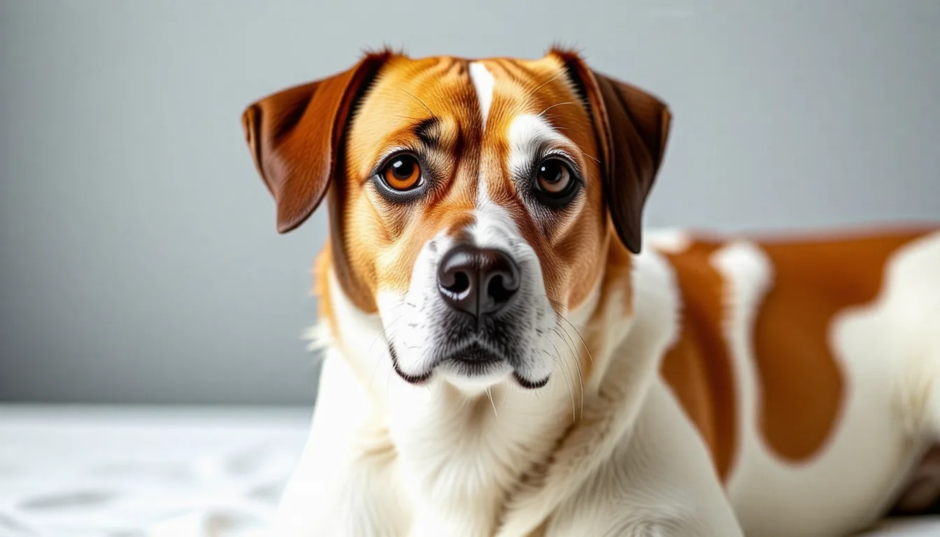 Mains gantées nettoyant une éraflure sur la patte avant d un chien avec une compresse