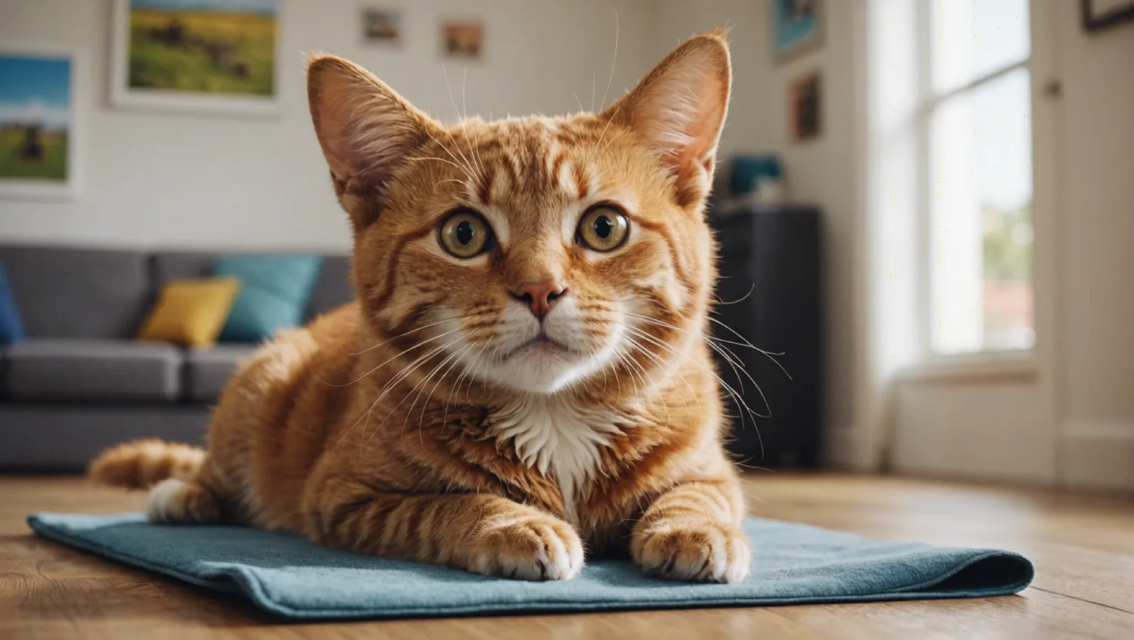 Vétérinaire passant un lecteur de puce sur le cou d'un chat tenu par sa propriétaire