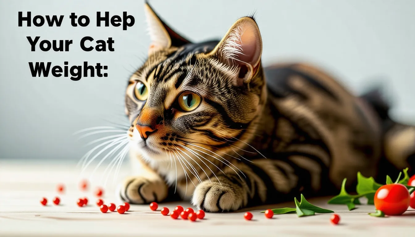 Chat roux et blanc allongé sur le flanc, ventre arrondi, sur un parquet clair