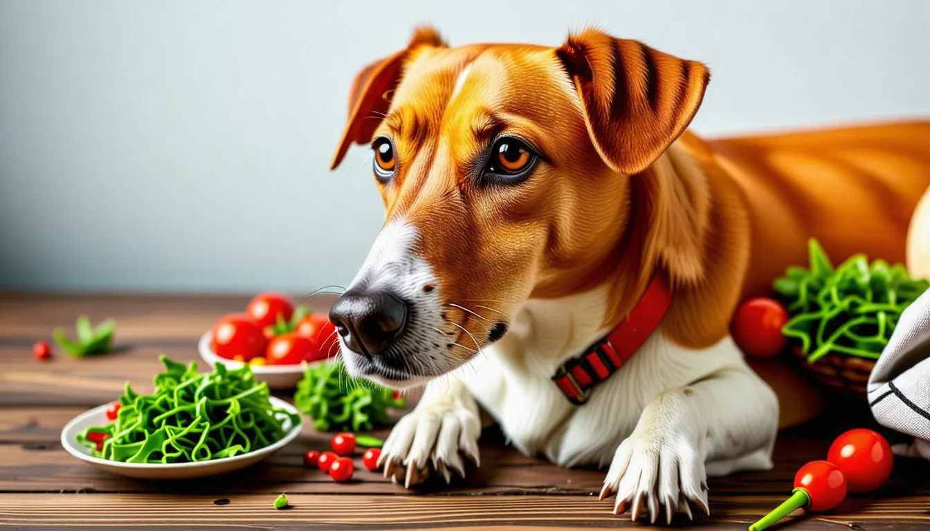 Gamelle de viande blanche et de riz posée devant un chien couché
