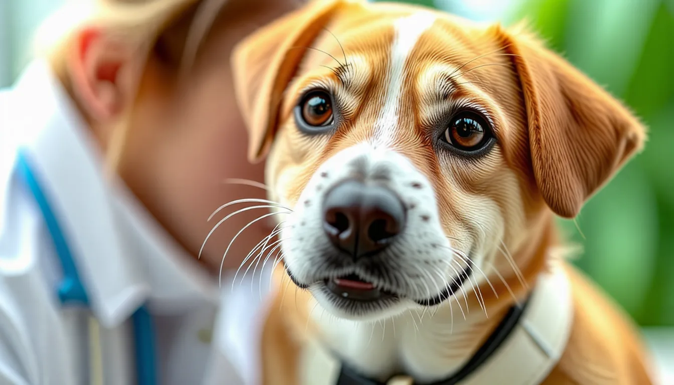 Chien et chat côte à côte dans la salle d'attente d'un cabinet vétérinaire