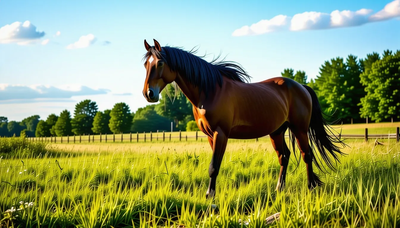 Seringue de vermifuge en pâte orale tenue devant un cheval à l'écurie