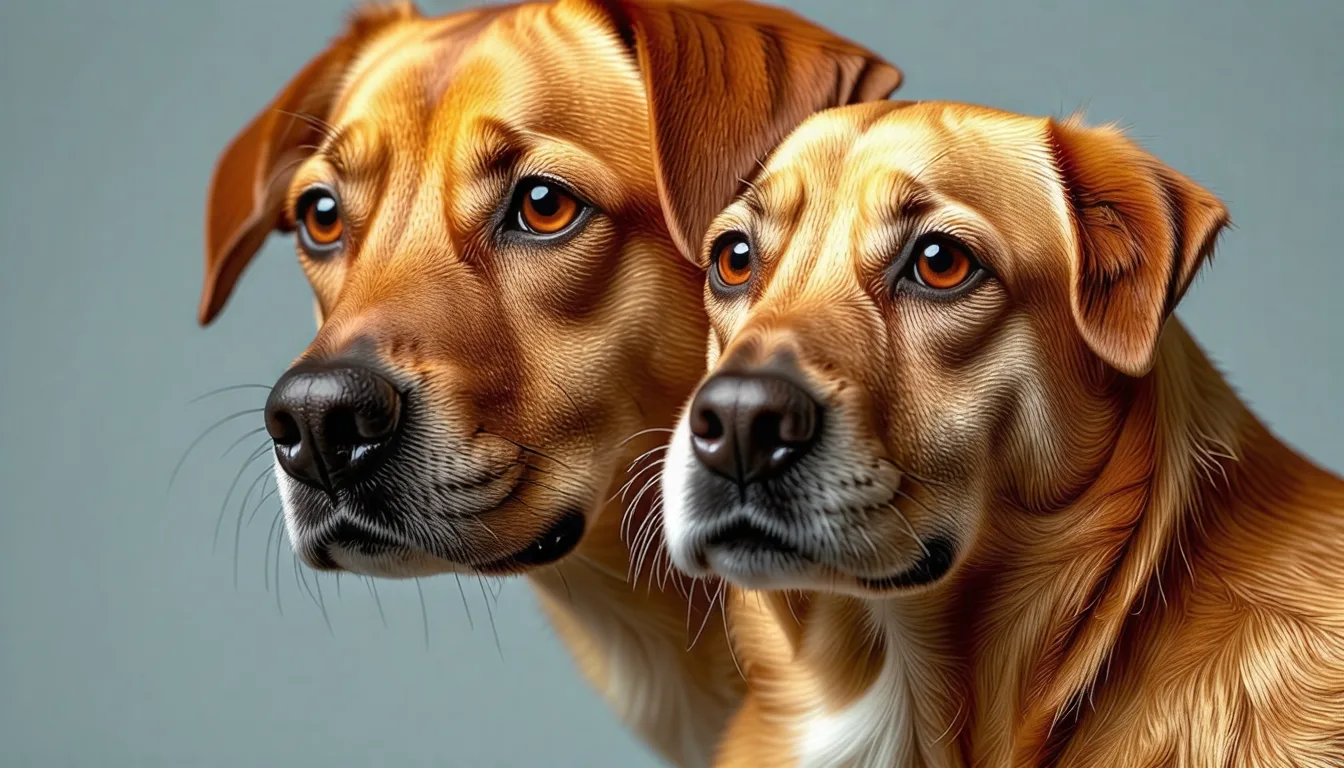 Femme assise face à son chien, les deux se regardant dans les yeux