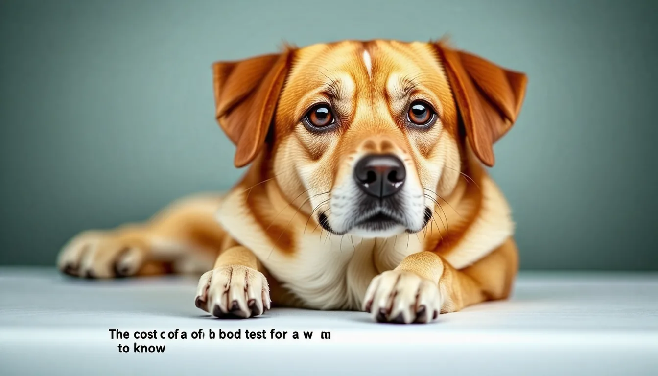 Le coût d'une prise de sang pour un chien : ce que vous devez savoir