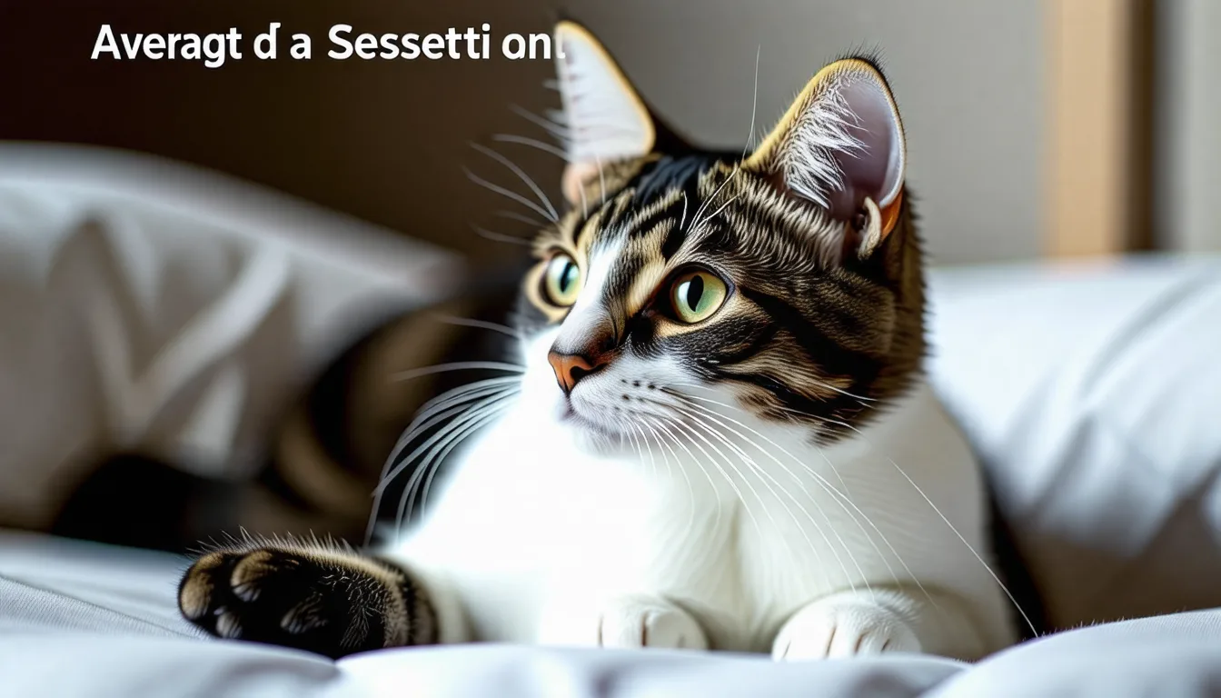Chatte gestante allongée sur une couverture à côté de ses chatons nouveau-nés