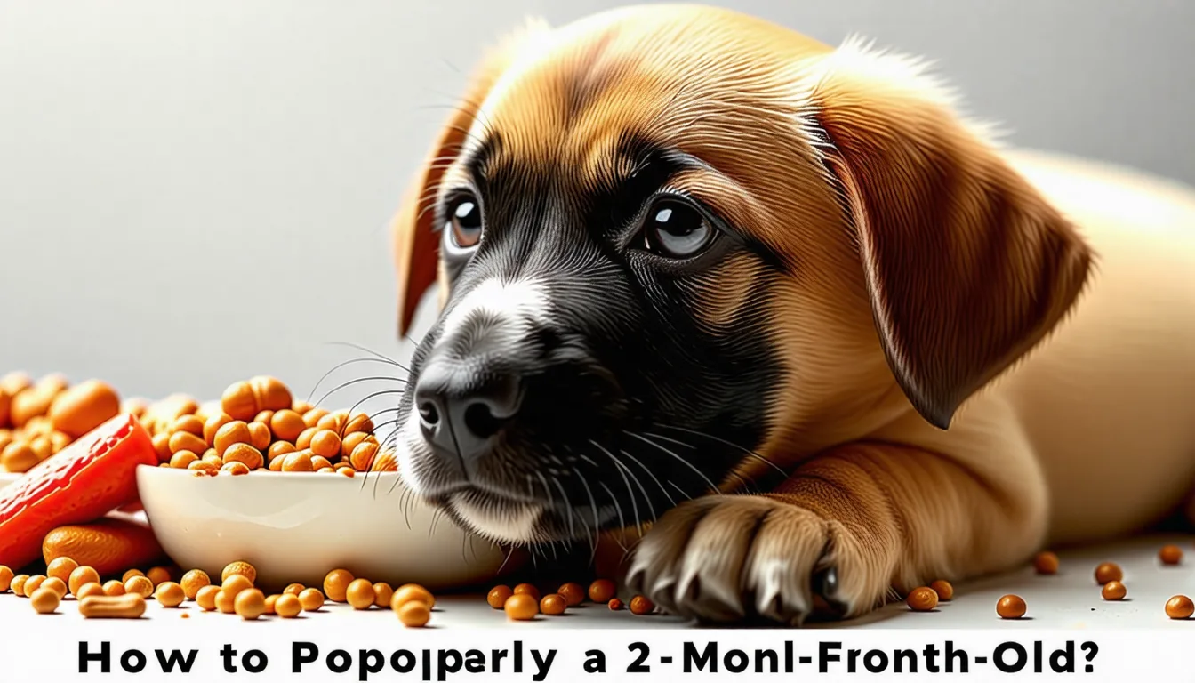 Les étapes pour bien nourrir un chiot de 2 mois