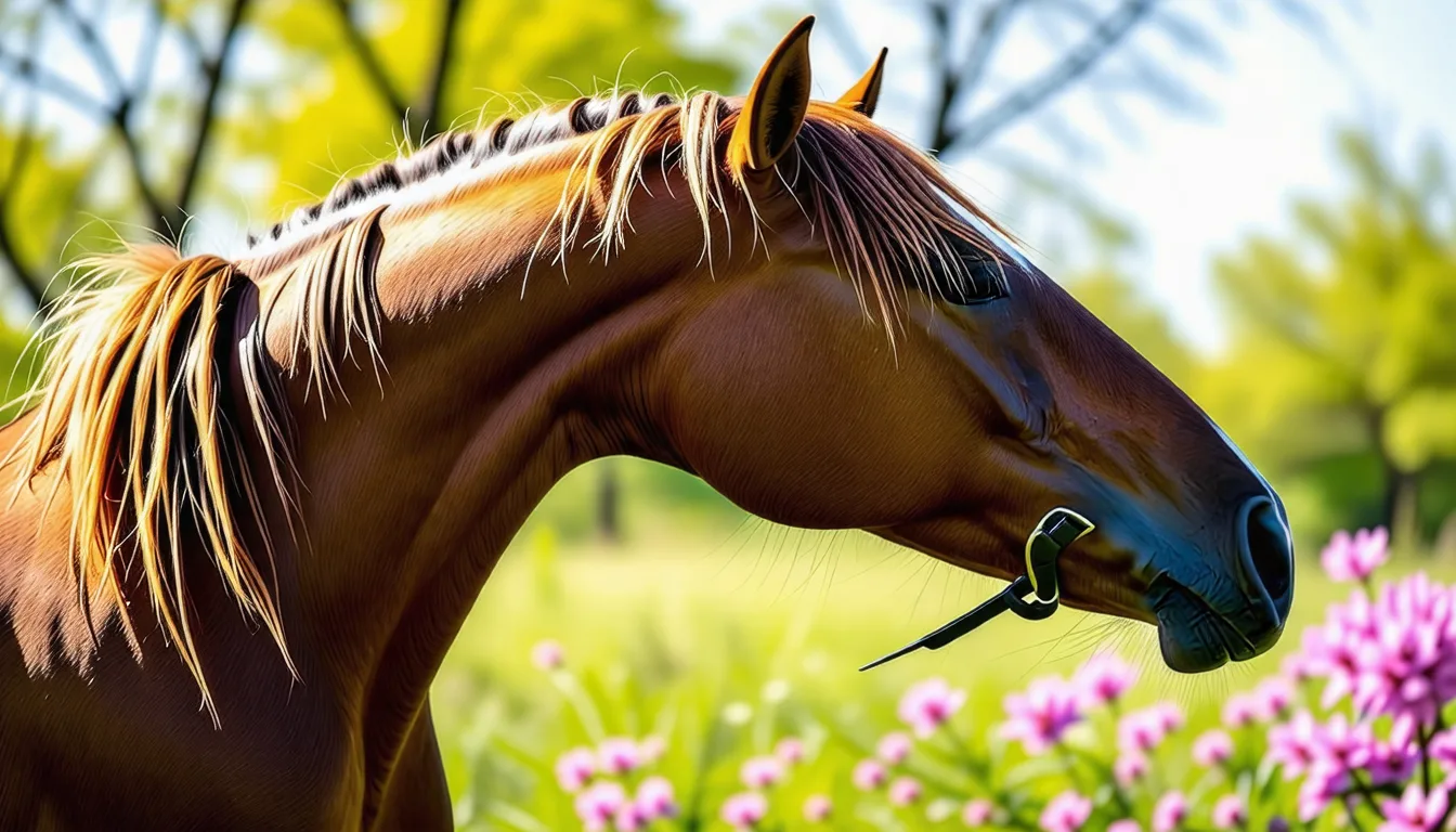 Chevaux au pâturage dans une prairie verte au début du printemps