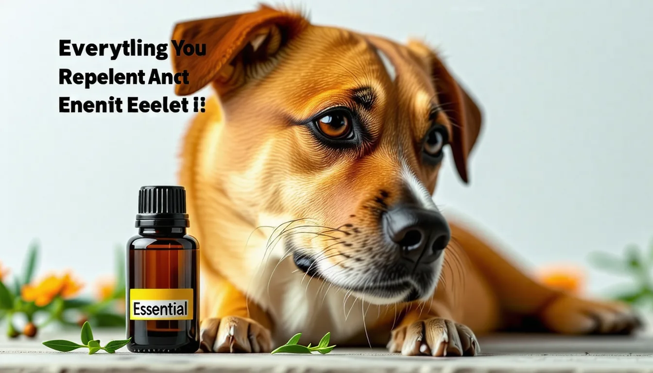 découvrez tout ce qu'il faut savoir sur l'huile essentielle répulsive pour chien : utilisation, précautions, avantages et plus encore.