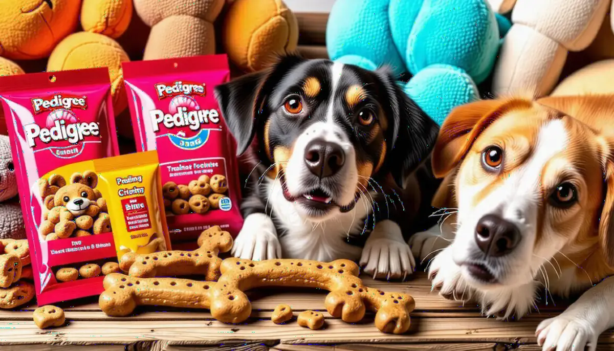 découvrez les savoureuses friandises pour chien de la marque pedigree, conçues pour régaler votre compagnon à quatre pattes tout en prenant soin de sa santé et de son bien-être. offrez-lui le meilleur !