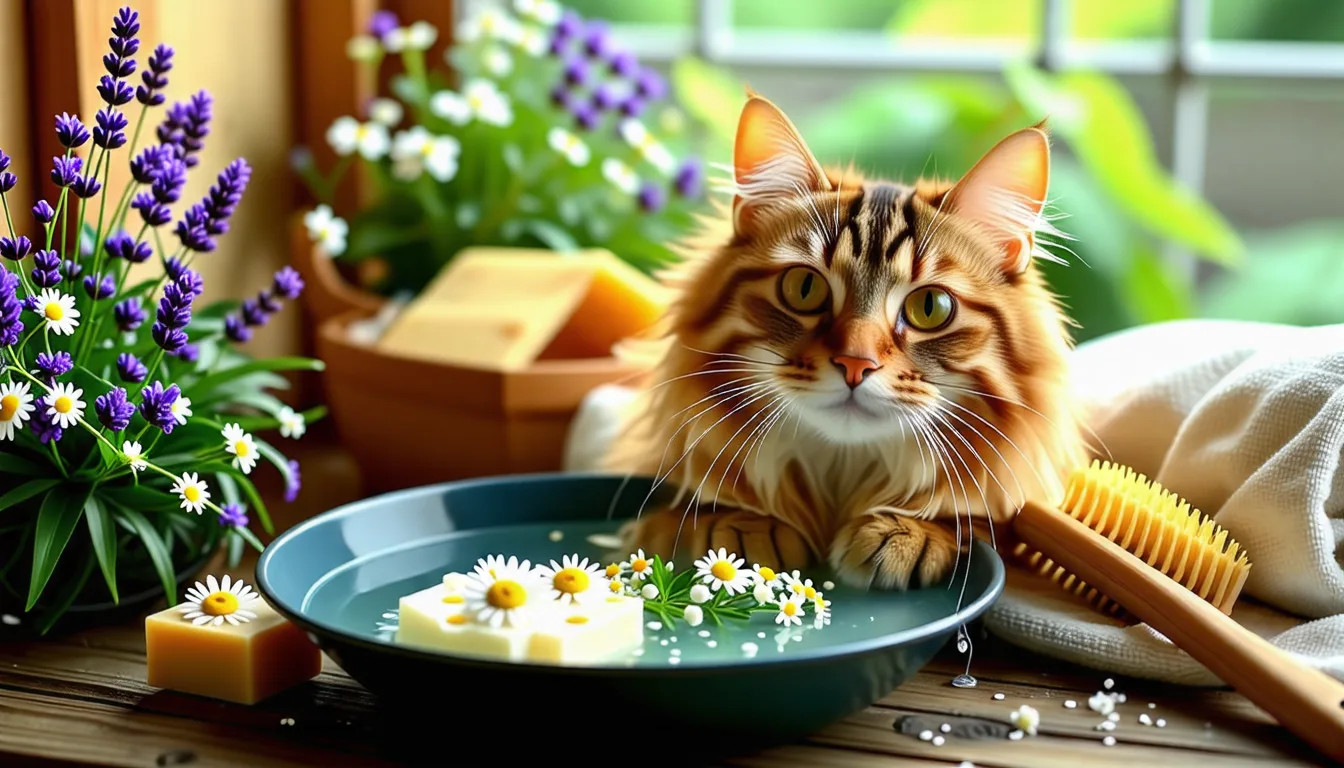 découvrez des alternatives naturelles et efficaces pour laver votre chat sans produits chimiques. apprenez comment utiliser des ingrédients simples pour un toilettage doux et respectueux de la peau de votre félin.