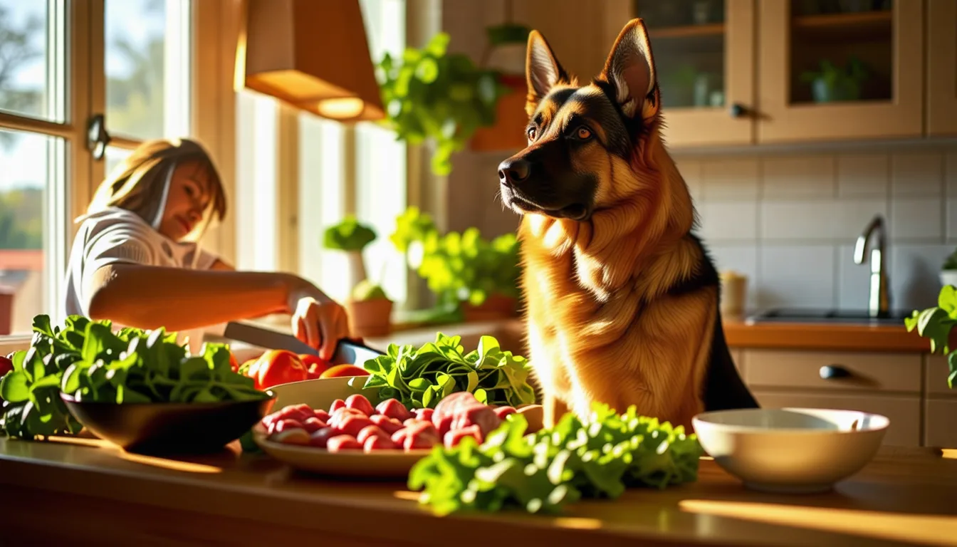 découvrez comment préparer des repas faits maison sains et nutritifs pour votre berger allemand. suivez nos conseils pratiques et recettes adaptées pour assurer le bien-être et la santé de votre fidèle compagnon.