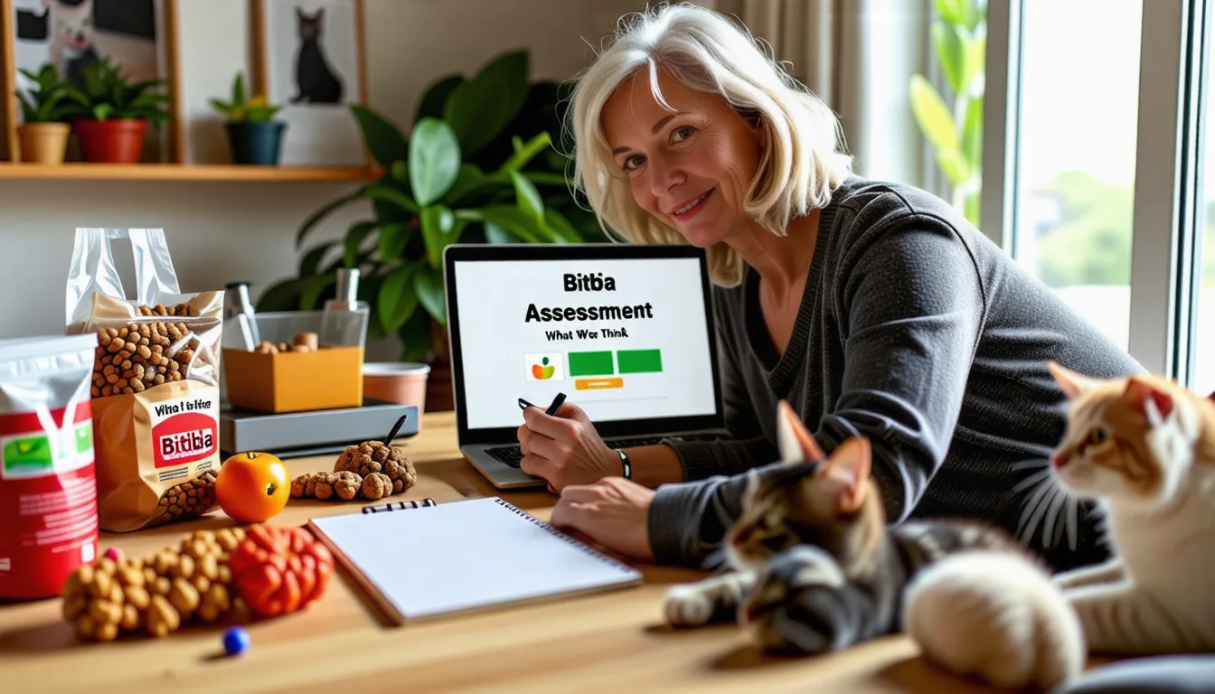 page produit d'un site de vente en ligne de nourriture pour animaux affichée sur un écran d'ordinateur
