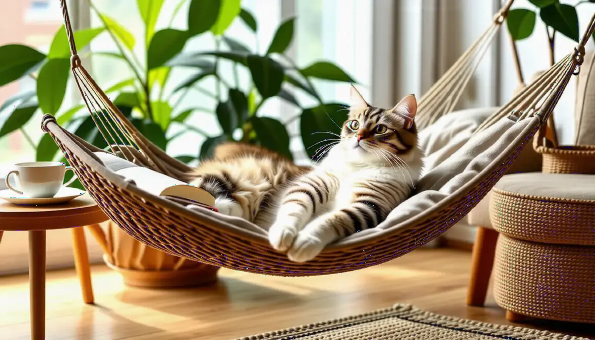 découvrez comment créer un hamac confortable pour votre chat grâce à notre guide pratique en 7 étapes simples. offrez à votre félin un espace de repos douillet et personnalisé, idéal pour se prélasser et observer son environnement.