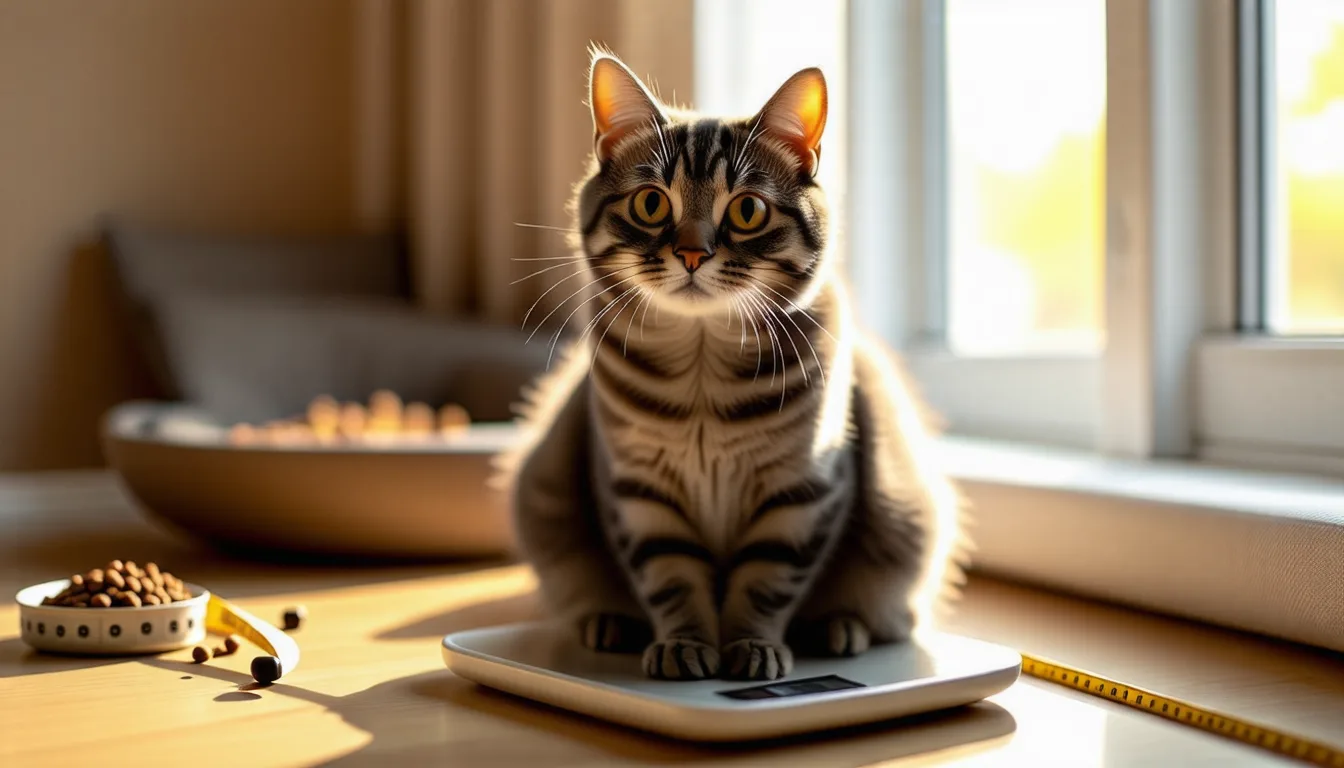 Un chat British Shorthair gris assis, vu de profil, sur un fond neutre