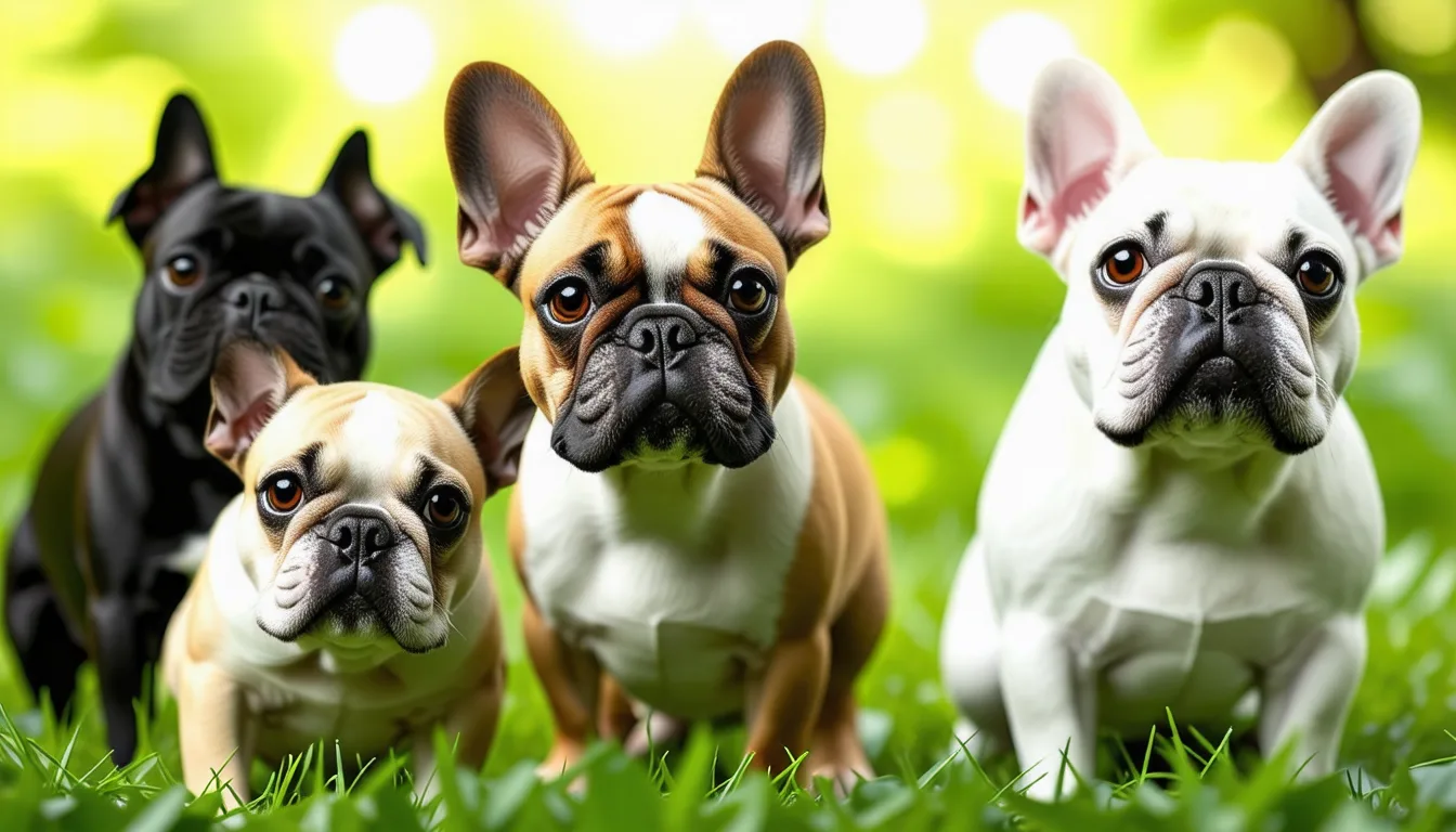 petit chien au museau court et aux oreilles dressées, silhouette proche du Bouledogue français
