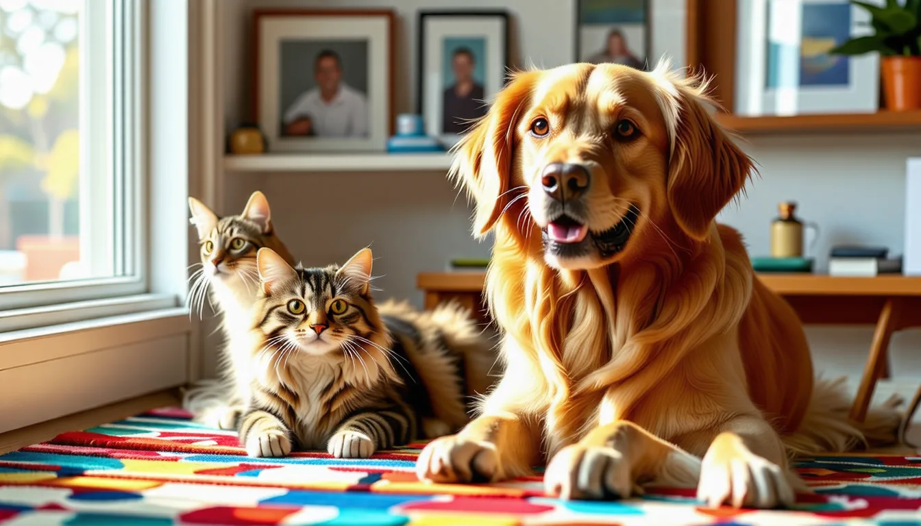 chien et chat côte à côte, symbolisant une couverture d'assurance santé pour animaux de compagnie