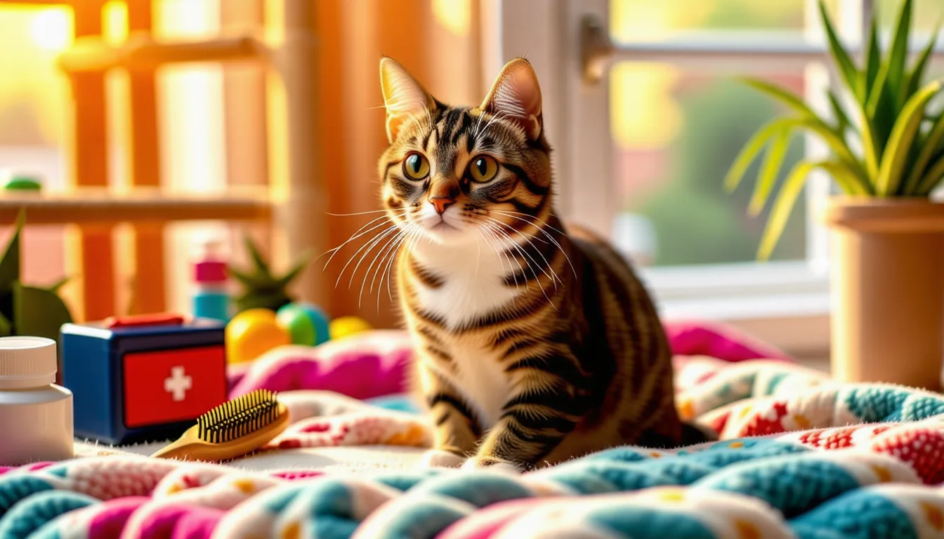 chat qui se gratte l'oreille, geste répété typique d'une irritation causée par des acariens