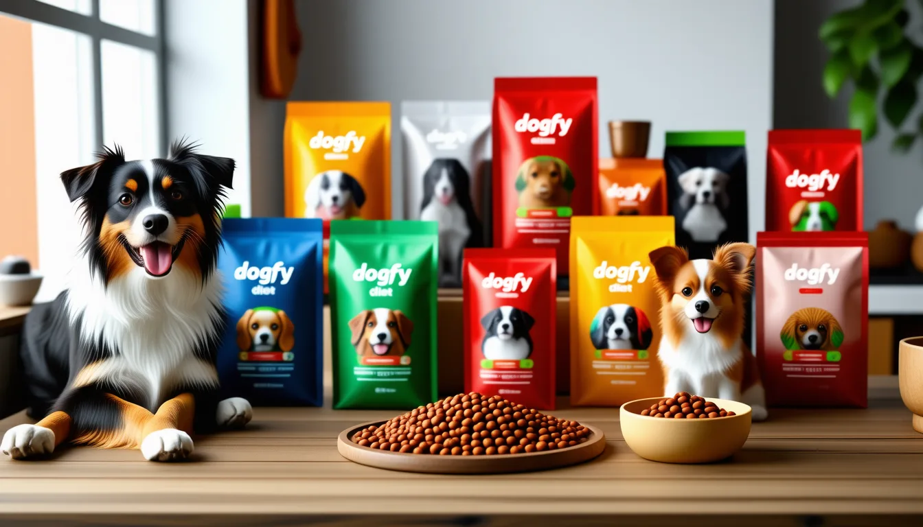 portions de ration ménagère pour chien préparées en barquettes et rangées côte à côte